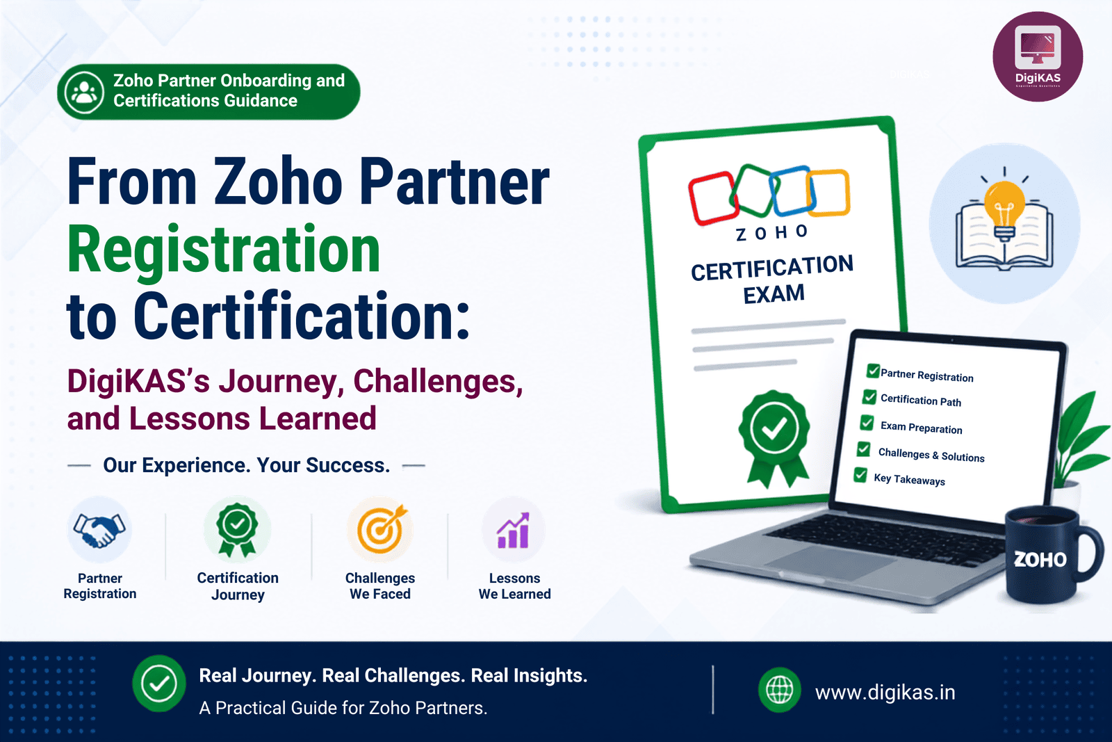 From Zoho Partner Registration to Certification: DigiKAS's Journey, Challenges, and Lessons Learned